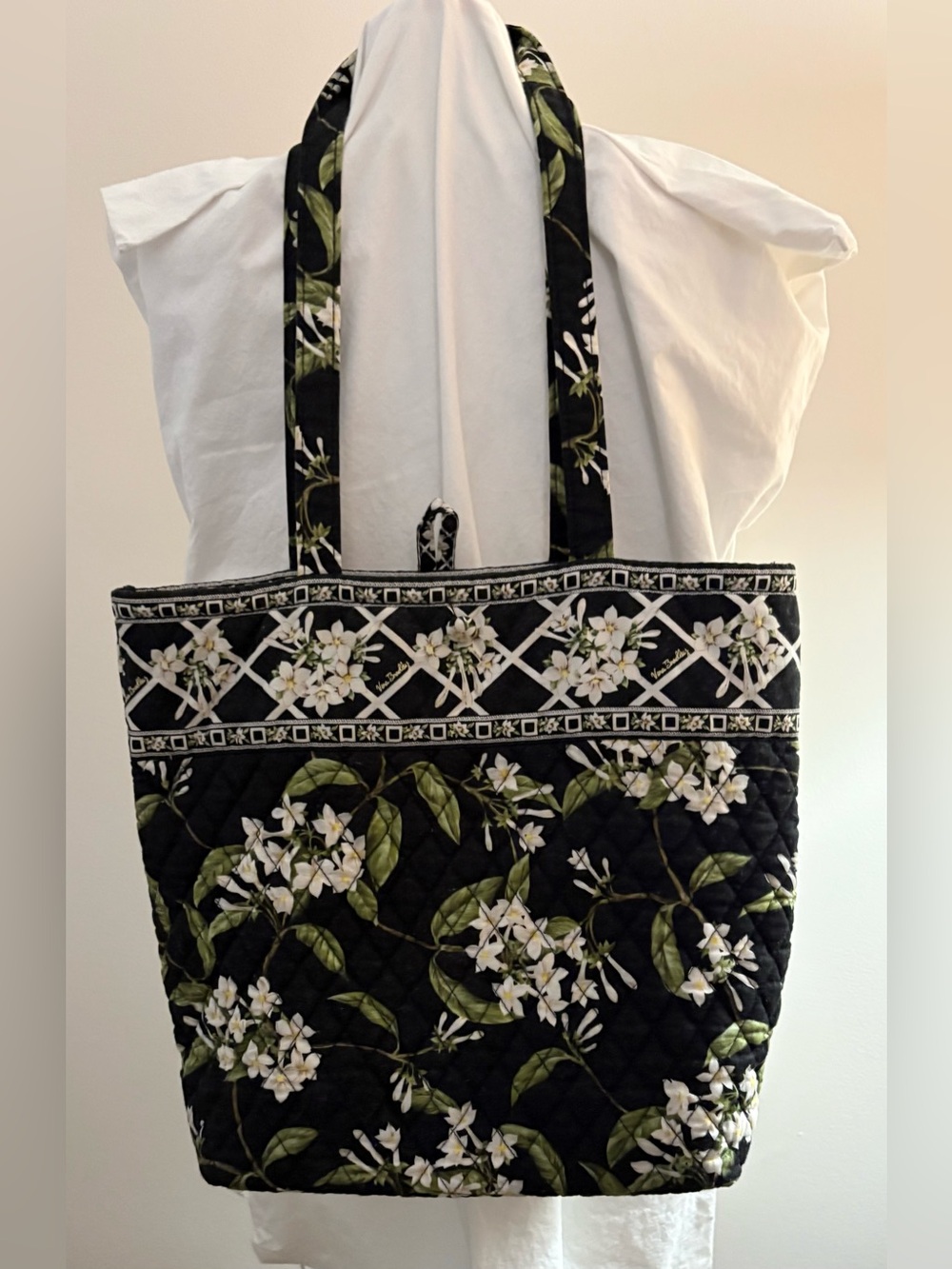 Vera Bradley 2003 “Jasmine” Pattern Tote Bag